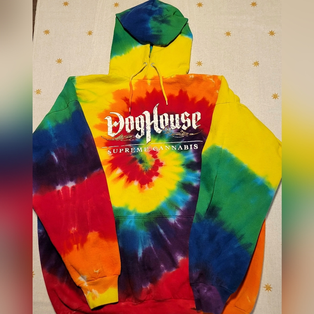 *Sold* Doghouse Supreme Cannabis Tie Dye Hoodie